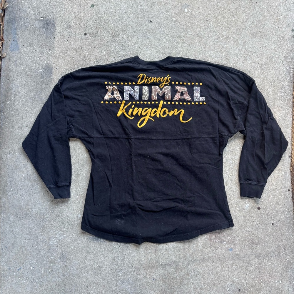 Disney Black Long Sleeve "Animal Kingdom" spirit jersey